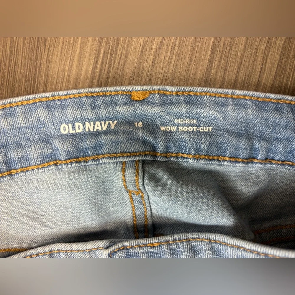 Old Navy Mid Rise Wow Boot Cut Size 16 - Picture 7 of 8